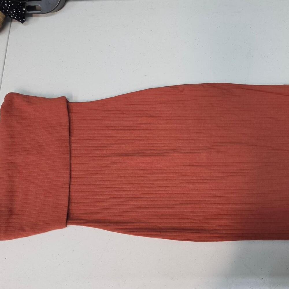 Wild fable rust ribbed strapless